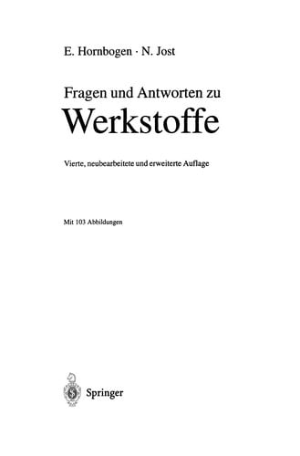 Fragen und Antworten zu Werkstoffe