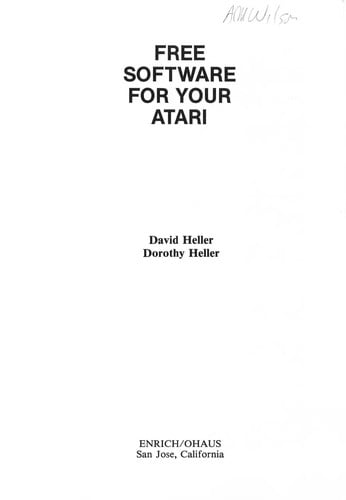 Free software for your Atari