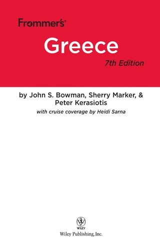 Frommer's Greece [2010]