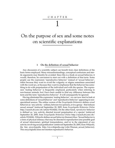 FUNCTIONAL AND DYSFUNCTIONAL SEXUAL BEHAVIOR: A SYNTHESIS OF NEUROSCIENCE AND COMPARATIVE PSYCHOLOGY