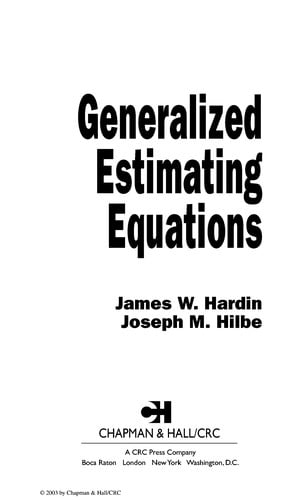 Generalized estimating equations