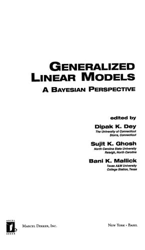 Generalized linear models