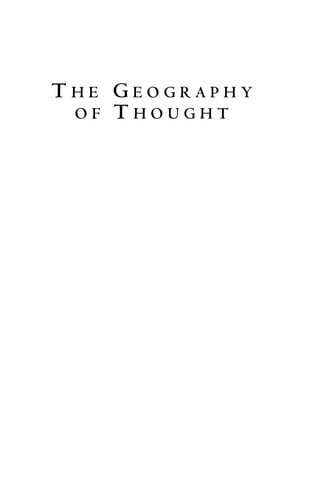 The Geography of Thought