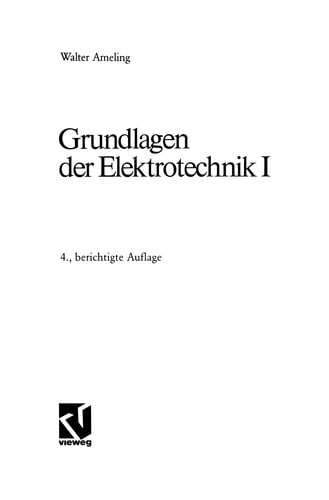 Grundlagen der Elektrotechnik I