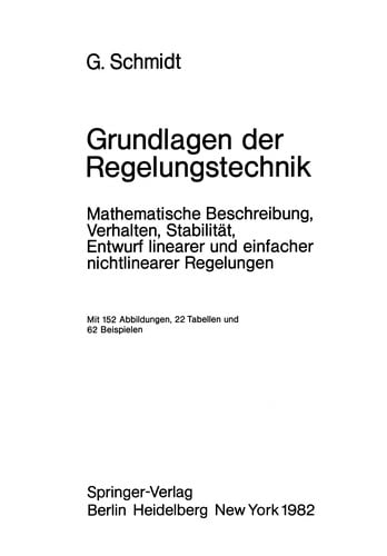 Grundlagen der Regelungstechnik