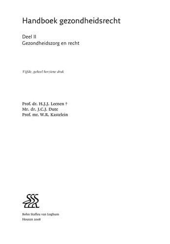 Gezondheidszorg en recht