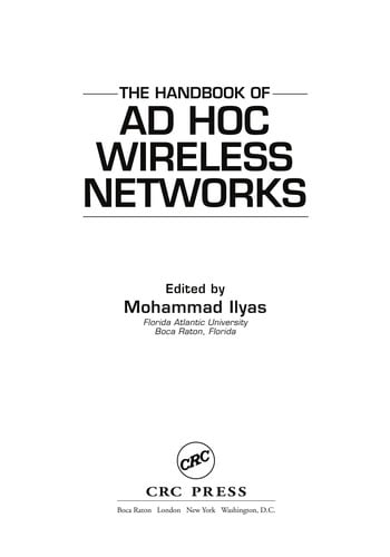 The handbook of ad hoc wireless networks