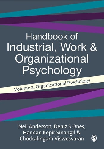 Handbook of Industrial, Work & Organizational Psychology, 2.