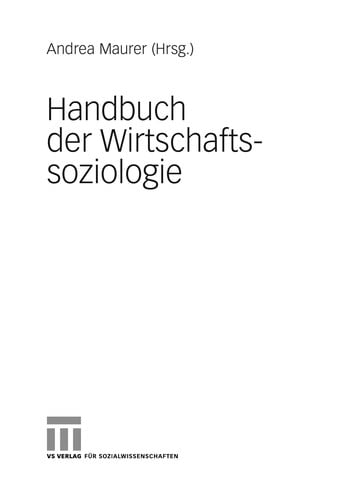 Handbuch der Wirtschaftssoziologie