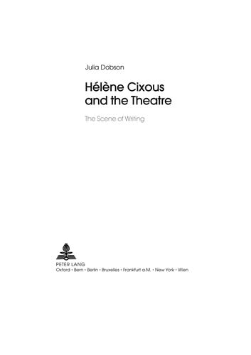Hélène Cixous and the theatre