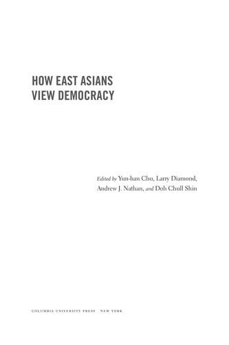 How East Asians view democracy
