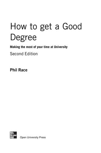 How to get a good degree