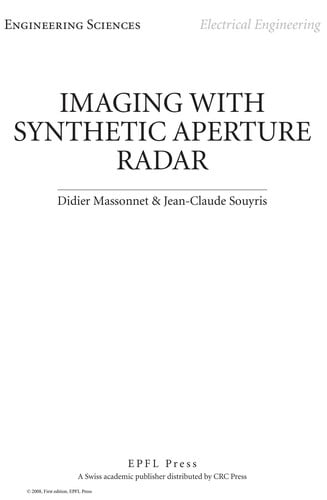 Synthetic Aperture Radar Imaging