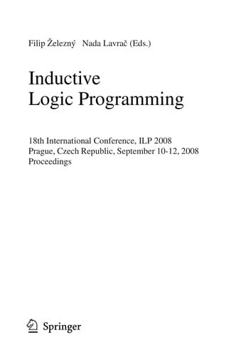 Inductive Logic Programming