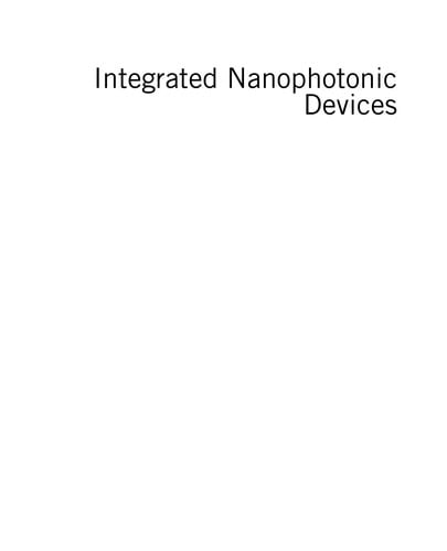 Integrated nanophotonic devices