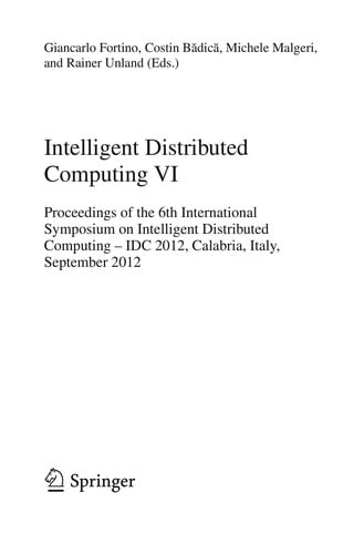 Intelligent Distributed Computing VI