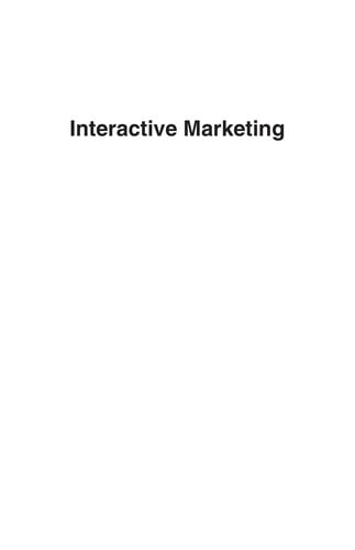 Interactive marketing