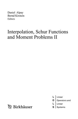 Interpolation, Schur Functions and Moment Problems II