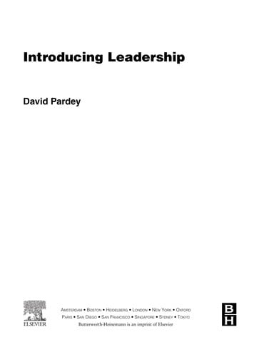 Introducing leadership