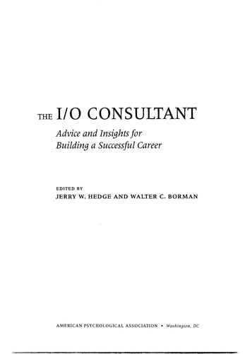The I/O consultant