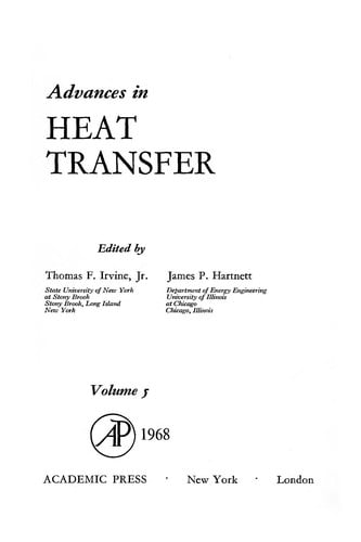 Advances in heat transfer