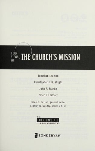 Four views on the church's mission