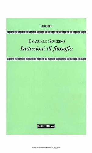 Istituzioni di filosofia