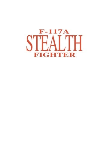 Jane's F-117A stealth fighter