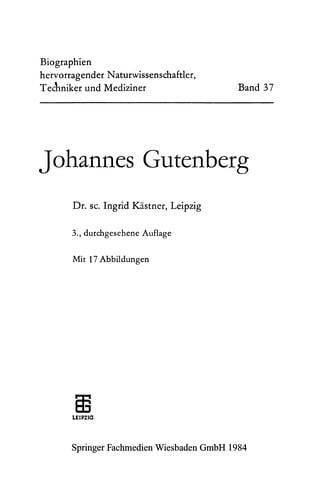 Johannes Gutenberg