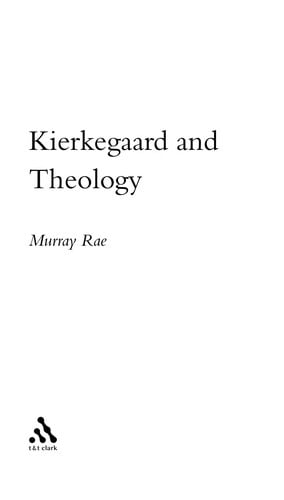 Kierkegaard and theology