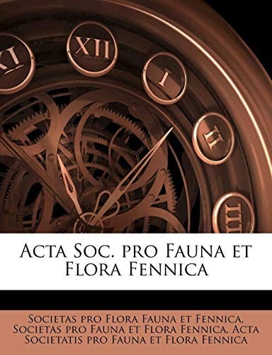Acta Soc. pro Fauna et Flora Fennica