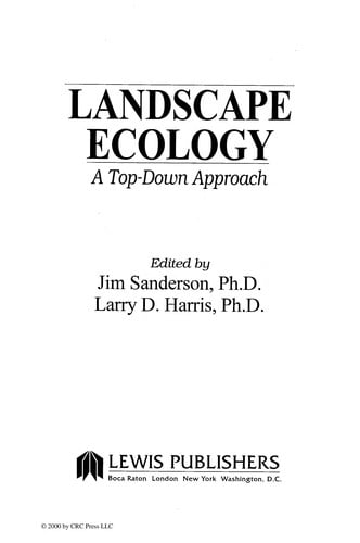 Landscape ecology