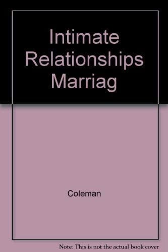 Intimate Relationships Marriag