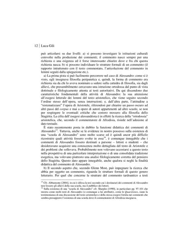 La sillogistica di Alessandro di Afrodisia