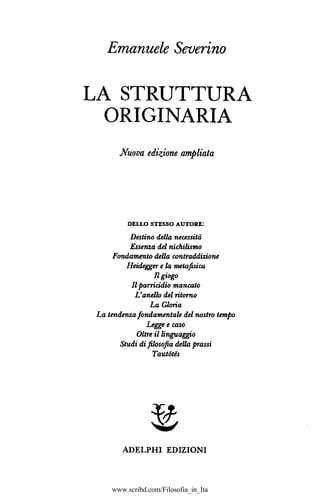 La struttura originaria