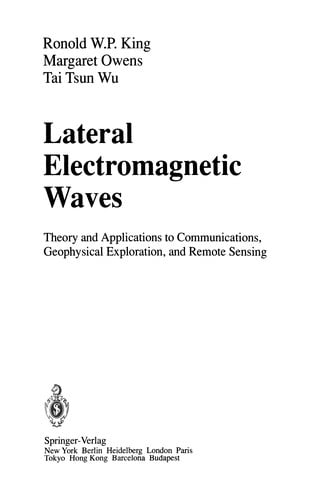 Lateral Electromagnetic Waves