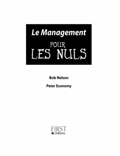 Le management pour les nuls