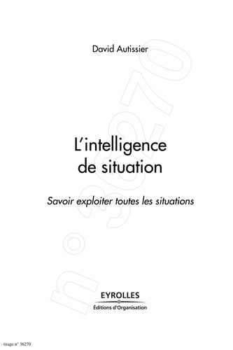 L'intelligence de situation