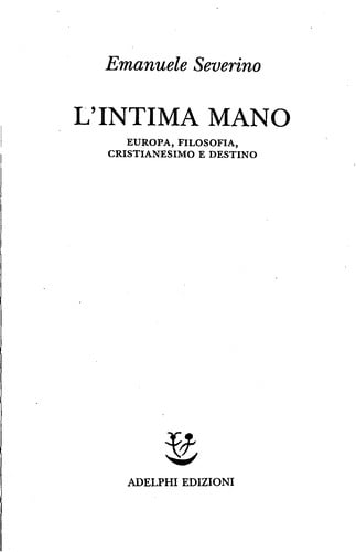 L'intima mano