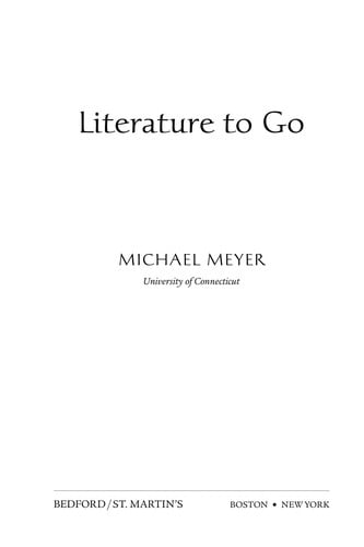 Literature to go