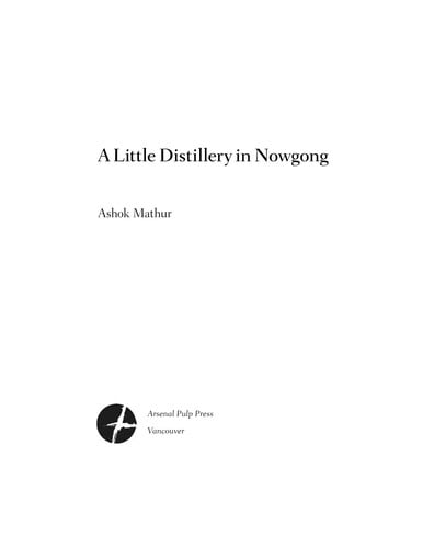 A little distillery in Nowgong