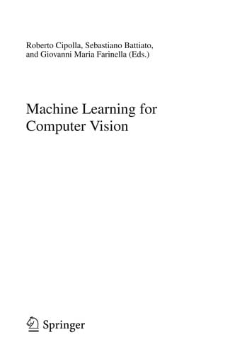 Machine Learning for Computer Vision
