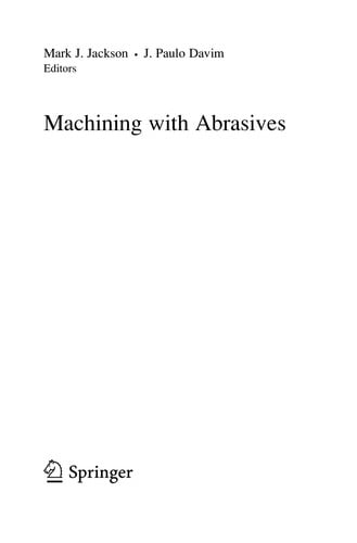 Machining with Abrasives