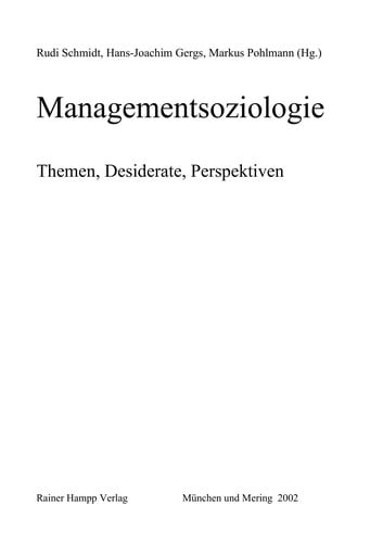 Managementsoziologie