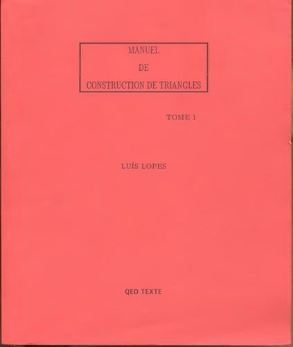 Manuel de construction de triangles