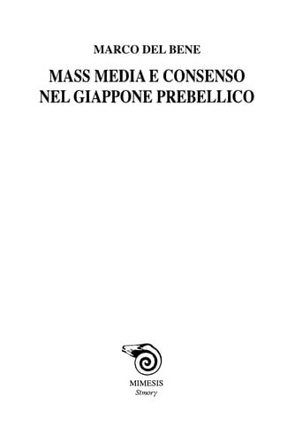 Mass media e consenso nel Giappone prebellico