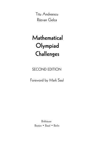 Mathematical Olympiad Challenges