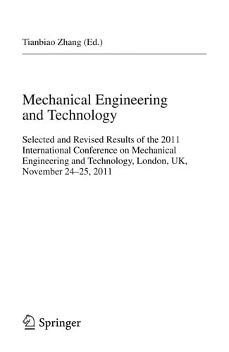 Mechanical Engineering and Technology