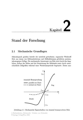 Mechanisches Verhalten von Fichtenholz