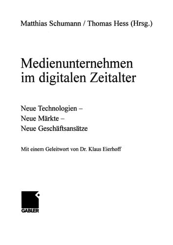 Medienunternehmen im digitalen Zeitalter